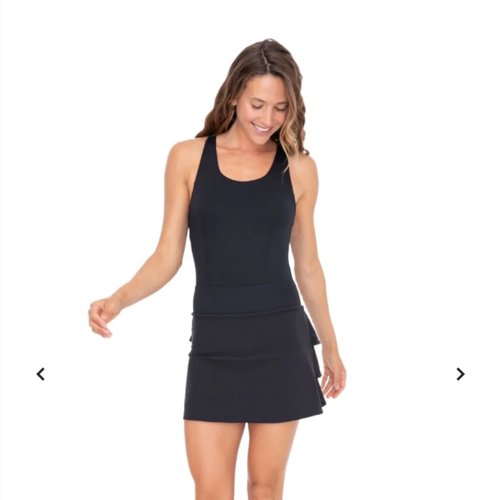 NWT mono b black athletic/tennis dress women’s size large